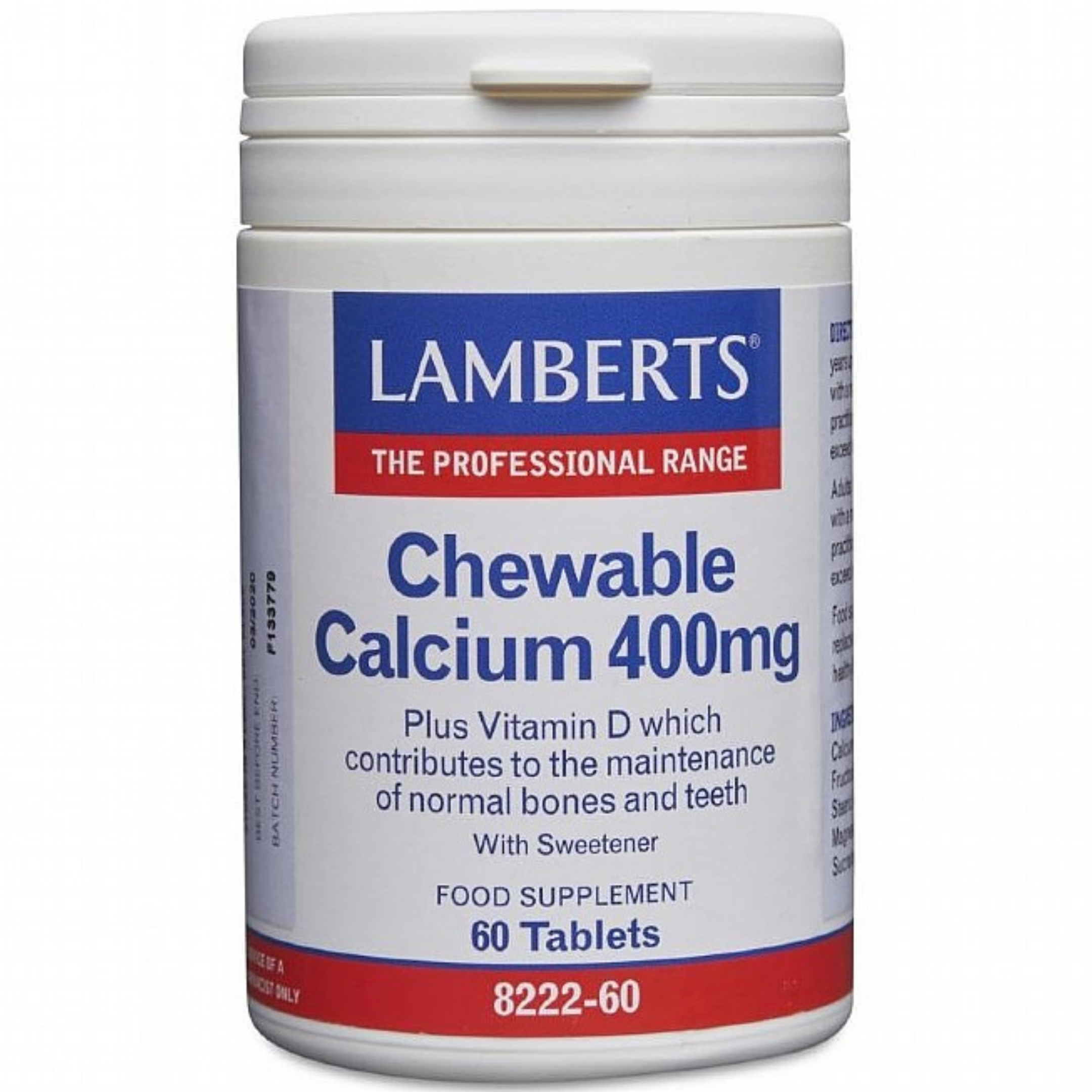 Lamberts Chewable Calcium 60's